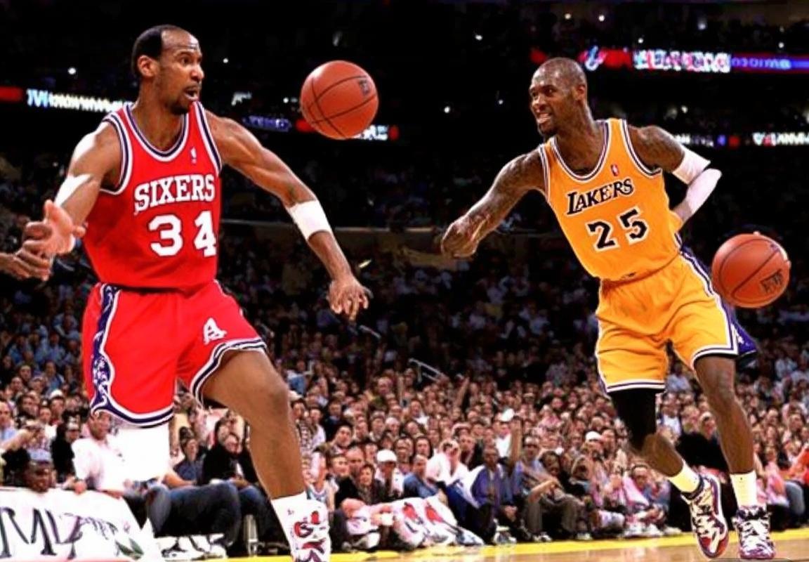 2000年NBA：艾弗森48分狂飙，76人逆转湖人经典对决回顾(图3)